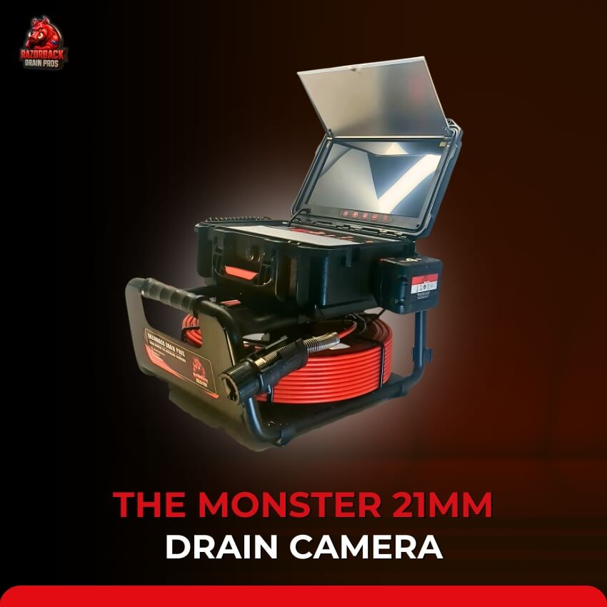 The Monster 21mm Drain Camera | Razorback Drain Pros The Monster 21mm Drain Camera | Razorback Drain Pros