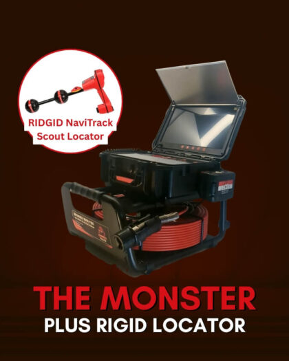 The Monster Drain Camera Plus Locator | Razorback Drain Pros