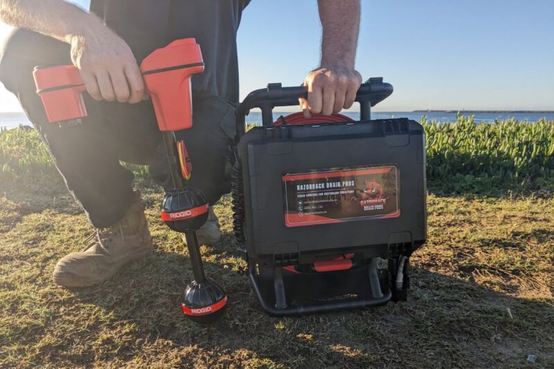 Razorback Drain Camera paired with RIDGID NaviTrack Scout Locator (3)