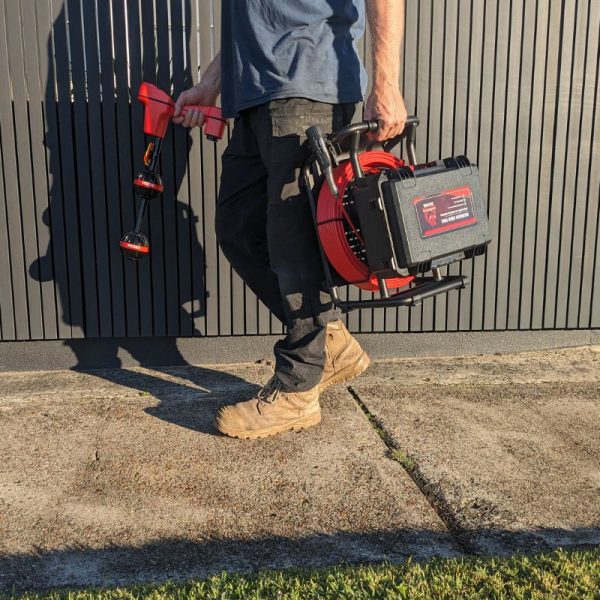 Razorback Drain Camera paired with RIDGID NaviTrack Scout Locator (1)