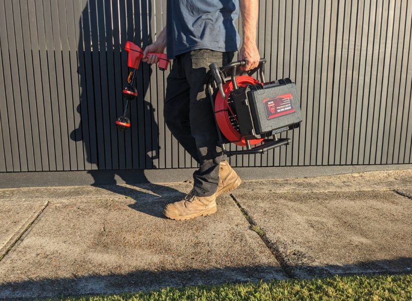 Razorback Drain Camera paired with RIDGID NaviTrack Scout Locator (1)