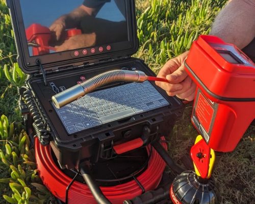 Razorback Drain Camera paired with RIDGID NaviTrack Scout Locator (10)