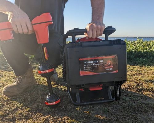 Razorback Drain Camera paired with RIDGID NaviTrack Scout Locator (3)