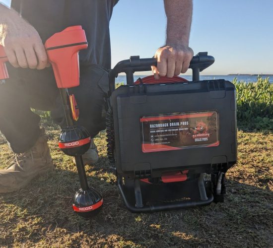 Razorback Drain Camera paired with RIDGID NaviTrack Scout Locator (3)