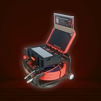 Double P drain camera machine angled front-right view