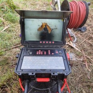 The crack in the pipes was clearly shown on the 13” Razorback screen.