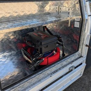 Razorback Drain Camera Inside the UTE Tool Box